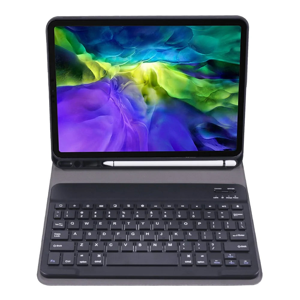 For iPad Air 11 (2026) / (2025) / (2024) / Air (2020) / (2022) / Pro 11 (2018) / (2020) / (2021) / (2022) A11B-A Bluetooth-Compatible Keyboard Case - Black - 4