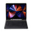 A12B Wireless Bluetooth-compatible Keyboard with Leather Stand Case for iPad Air 13 (2026) / (2025) / (2024) / Pro 12.9 (2022) / (2021) / (2020) / (2018) - Black - 2