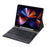 A12B Wireless Bluetooth-compatible Keyboard with Leather Stand Case for iPad Air 13 (2026) / (2025) / (2024) / Pro 12.9 (2022) / (2021) / (2020) / (2018) - Black - 3