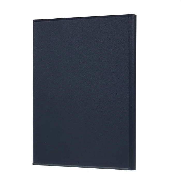 2-in-1 Wireless Bluetooth-compatible Keyboard Leather Stand Shell for iPad 10.2 (2021)/(2020)/(2019)/Air 10.5 inch (2019)/Pro 10.5-inch (2017) - Dark Blue - 3