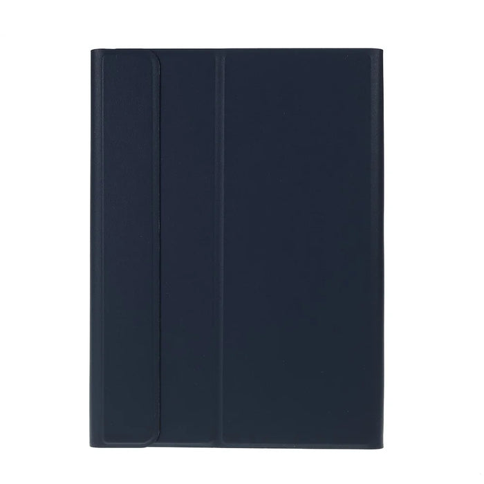 2-in-1 Wireless Bluetooth-compatible Keyboard Leather Stand Shell for iPad 10.2 (2021)/(2020)/(2019)/Air 10.5 inch (2019)/Pro 10.5-inch (2017) - Dark Blue - 4