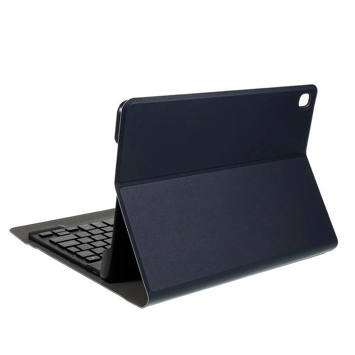 2-in-1 Wireless Bluetooth-compatible Keyboard Leather Stand Shell for iPad 10.2 (2021)/(2020)/(2019)/Air 10.5 inch (2019)/Pro 10.5-inch (2017) - Dark Blue - 7