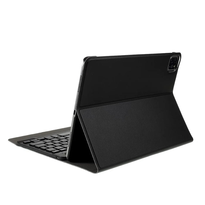 Wireless Bluetooth-compatible Keyboard Leather Stand Case for iPad Pro 11-inch (2020) / (2018) / Air (2022) / (2020) - Black - 2