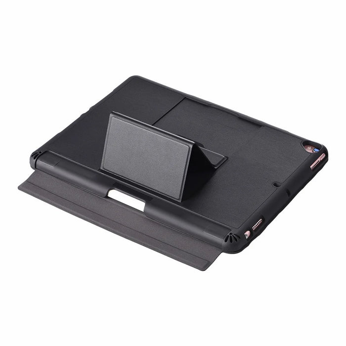 T-206 Detachable Bluetooth-compatible Keyboard + TPU Tablet Case for iPad 10.2 (2021)/(2020)/(2019)/iPad Air 10.5 inch (2019)/iPad Pro 10.5-inch (2017) - Black - 4