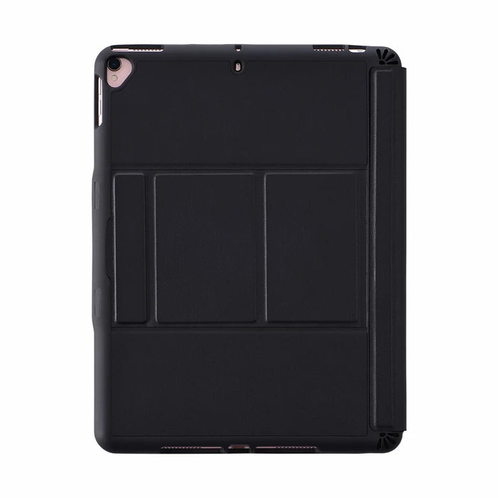 T-206 Detachable Bluetooth-compatible Keyboard + TPU Tablet Case for iPad 10.2 (2021)/(2020)/(2019)/iPad Air 10.5 inch (2019)/iPad Pro 10.5-inch (2017) - Black - 7