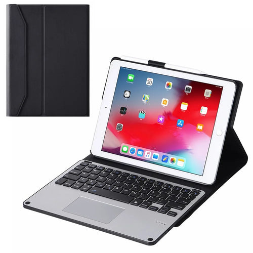 3058B Detachable Bluetooth-compatible Keyboard + TPU Tablet Cover for iPad 9.7-inch (2018) (2017)/iPad Air 2/iPad Pro 9.7 inch (2016) - Black - 1