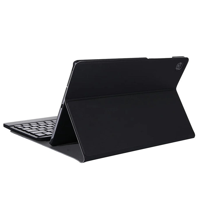 2-in-1 Bluetooth-compatible Keyboard with Stand Leather Protective Shell for Samsung Galaxy Tab S6 Lite (2020) P610 P615 / (2022) / (2024) - Black - 7