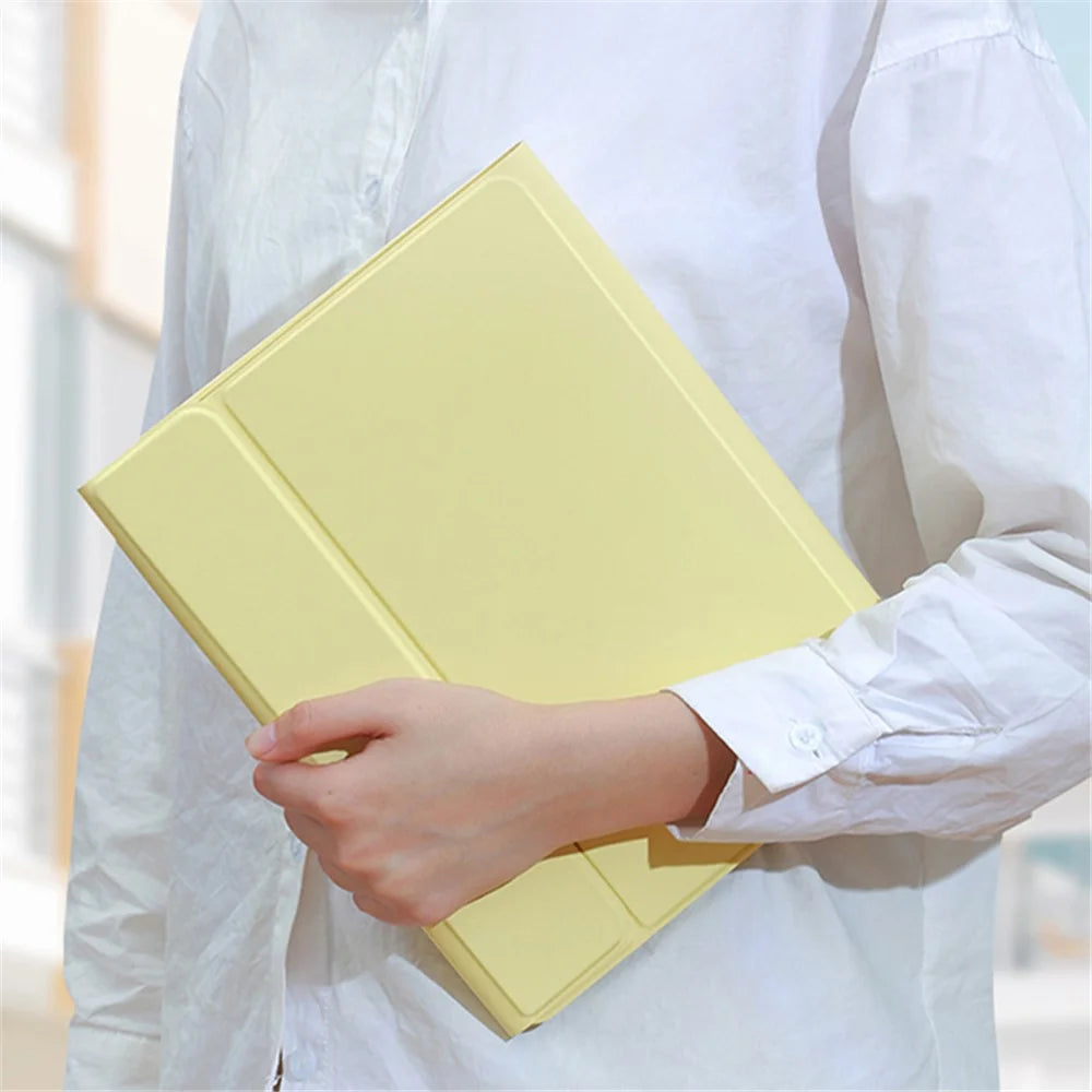 2-in-1 Bluetooth-compatible Keyboard Candy Color Leather Stand Shell Case with Pen Slot for iPad 10.2 (2021)/(2020)/(2019) - Green - 5