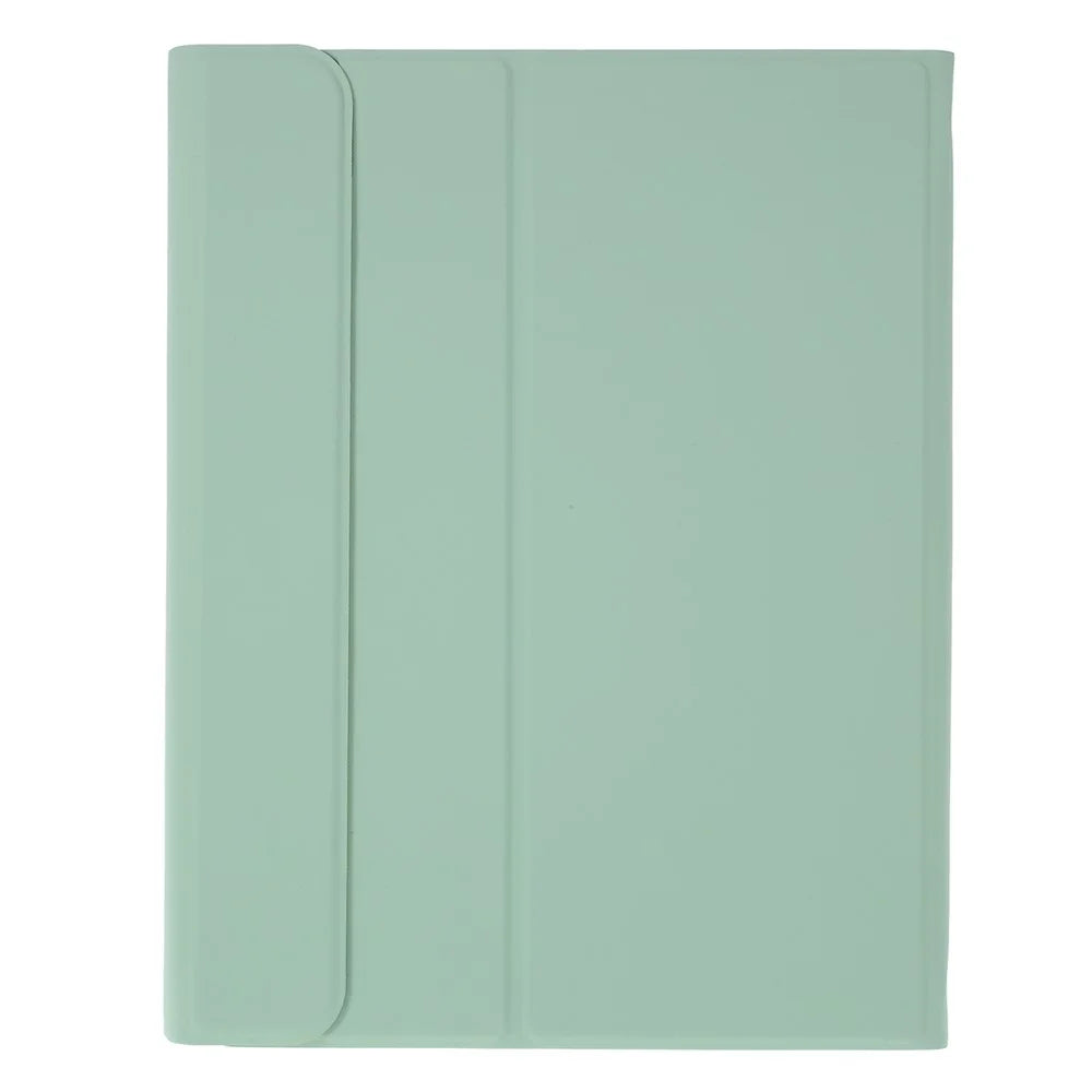 For iPad Pro 11-inch (2022) / (2021) / (2020) / (2018) Bluetooth-compatible Wireless Keyboard Leather Case with Pen Slot - Green - 4