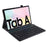 Detachable Bluetooth-compatible Keyboard Leather Stand Case without Backlit for Samsung Galaxy Tab A7 10.4 (2020) / (2022) T500 T505 - Black - 5