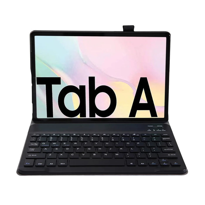Detachable Bluetooth-compatible Keyboard Leather Stand Case without Backlit for Samsung Galaxy Tab A7 10.4 (2020) / (2022) T500 T505 - Black - 6