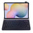 Bluetooth-compatible Keyboard Leather Stand Shell for Samsung Galaxy Tab S7 T870 T875 / S8- Black - 5