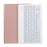 Bluetooth-compatible Backlight Keyboard Leather Stand Case for Samsung Galaxy Tab A7 10.4 (2020) T500 T505 - Rose Gold - 1