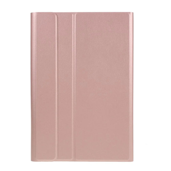Bluetooth-compatible Backlight Keyboard Leather Stand Case for Samsung Galaxy Tab A7 10.4 (2020) T500 T505 - Rose Gold - 3