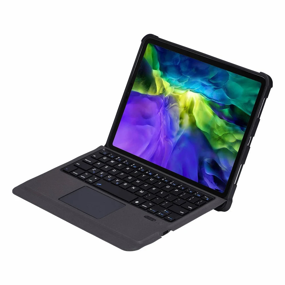 Bluetooth-compatible Keyboard Leather Stand Case for iPad Pro 11-inch (2020) (2018) - 4