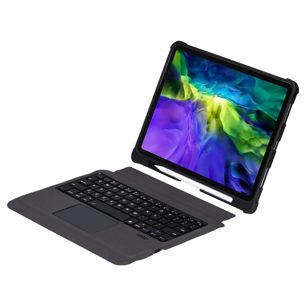Bluetooth-compatible Keyboard Leather Stand Case for iPad Pro 11-inch (2020) (2018) - 5