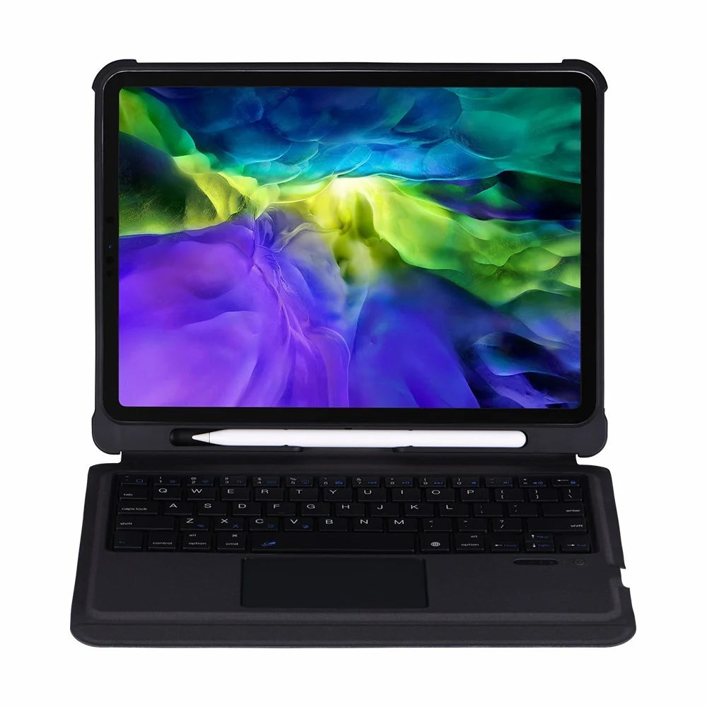 Bluetooth-compatible Keyboard Leather Stand Case for iPad Pro 11-inch (2020) (2018) - 6