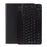 Wireless Bluetooth-compatible Keyboard Leather Stand Cover for Honor Pad 6 / Huawei Mediapad T3 10.1 / C3 10.1 / Enjoy Tablet 2 - Black - 1