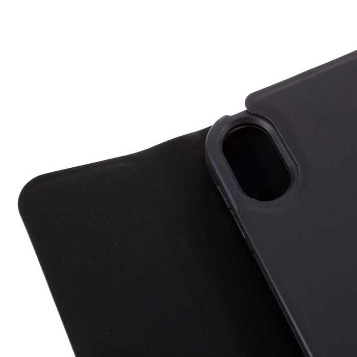 For iPad Air (2022) / (2020) Bluetooth-compatible Wireless Keyboard Leather Case with Pen Slot - Black - 7