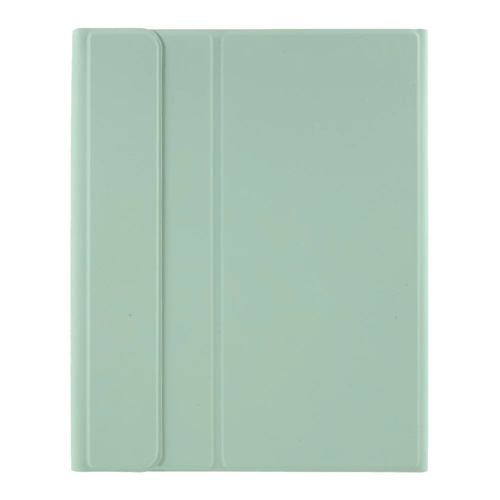 For iPad Air (2022)/(2020) Wireless Touch Pad Bluetooth-compatible Keyboard Leather Case - Light Green - 4