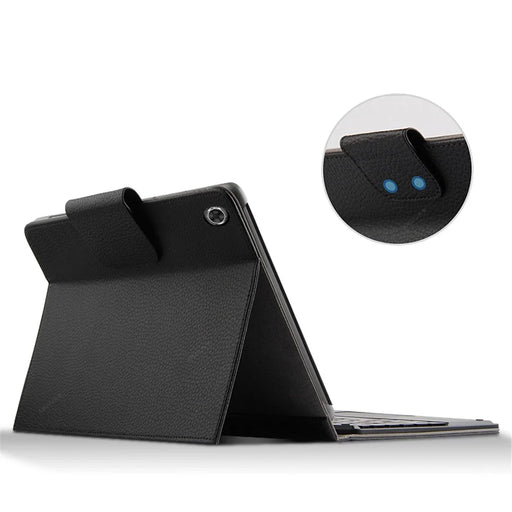 For Lenovo Tab M10 Plus Wireless Touch Bluetooth-compatible Keyboard Leather Case - 2