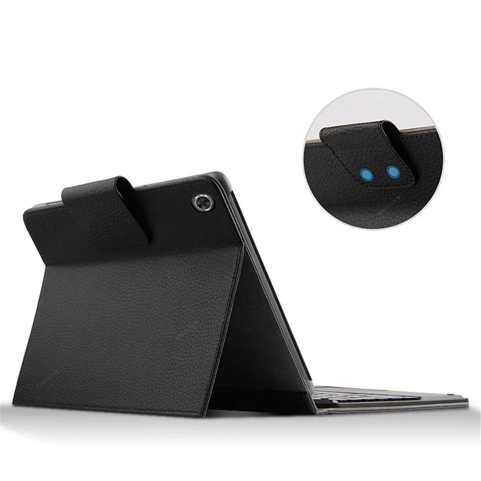 For Lenovo Tab M10 Plus Wireless Touch Bluetooth-compatible Keyboard Leather Case - 2