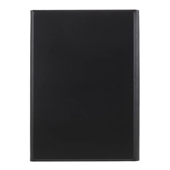 Bluetooth-compatible Keyboard Leather Stand Shell for Lenovo M10 FHD REL TB-X605FC / LC - Black - 2