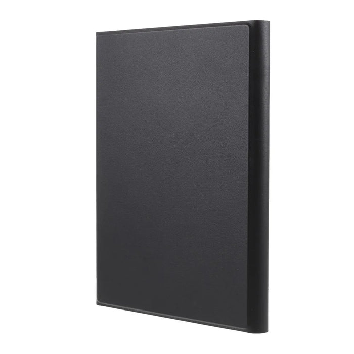 Bluetooth-compatible Keyboard Leather Stand Shell for Lenovo M10 FHD REL TB-X605FC / LC - Black - 3