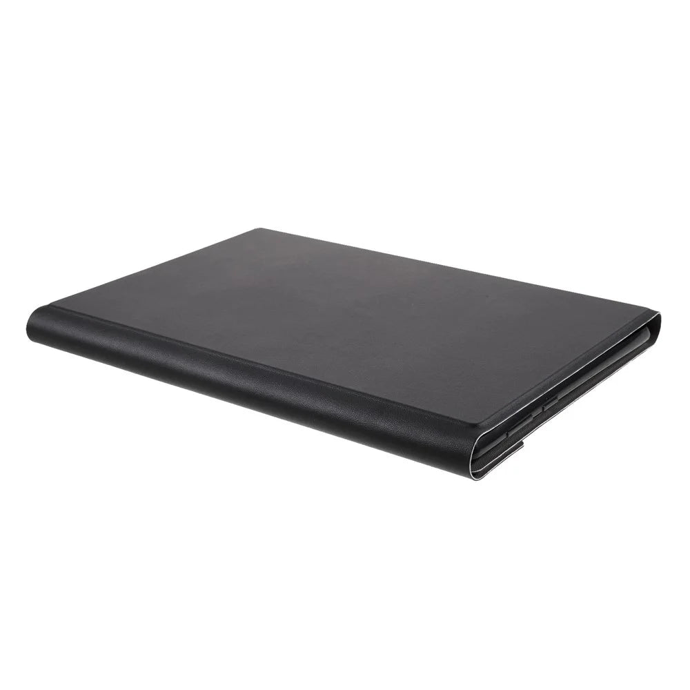 Bluetooth-compatible Keyboard Leather Stand Shell for Lenovo M10 FHD REL TB-X605FC / LC - Black - 6