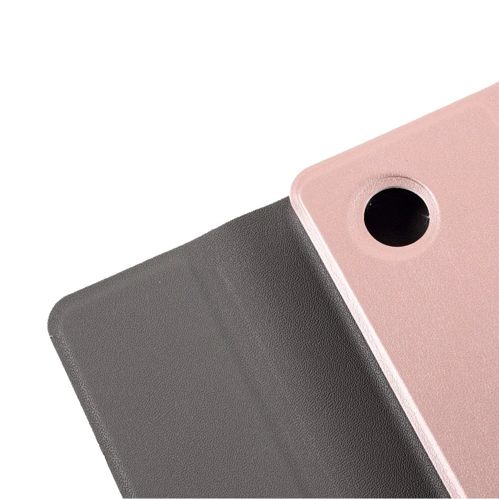 Bluetooth-compatible Backlight Keyboard Leather Stand Case for Lenovo Tab M10 Plus - Rose Gold - 7