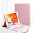 For iPad Pro 11-inch (2018) / iPad Air (2022) / (2020) Leather Stand Tablet Case with Detachable Magnetic Wireless Keyboard (Without Touchpad) - Pink - 4