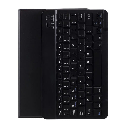 Bluetooth-compatible Keyboard Leather Stand Cover Case for Lenovo Tab M10 HD Gen 2 X306F - Black - 1
