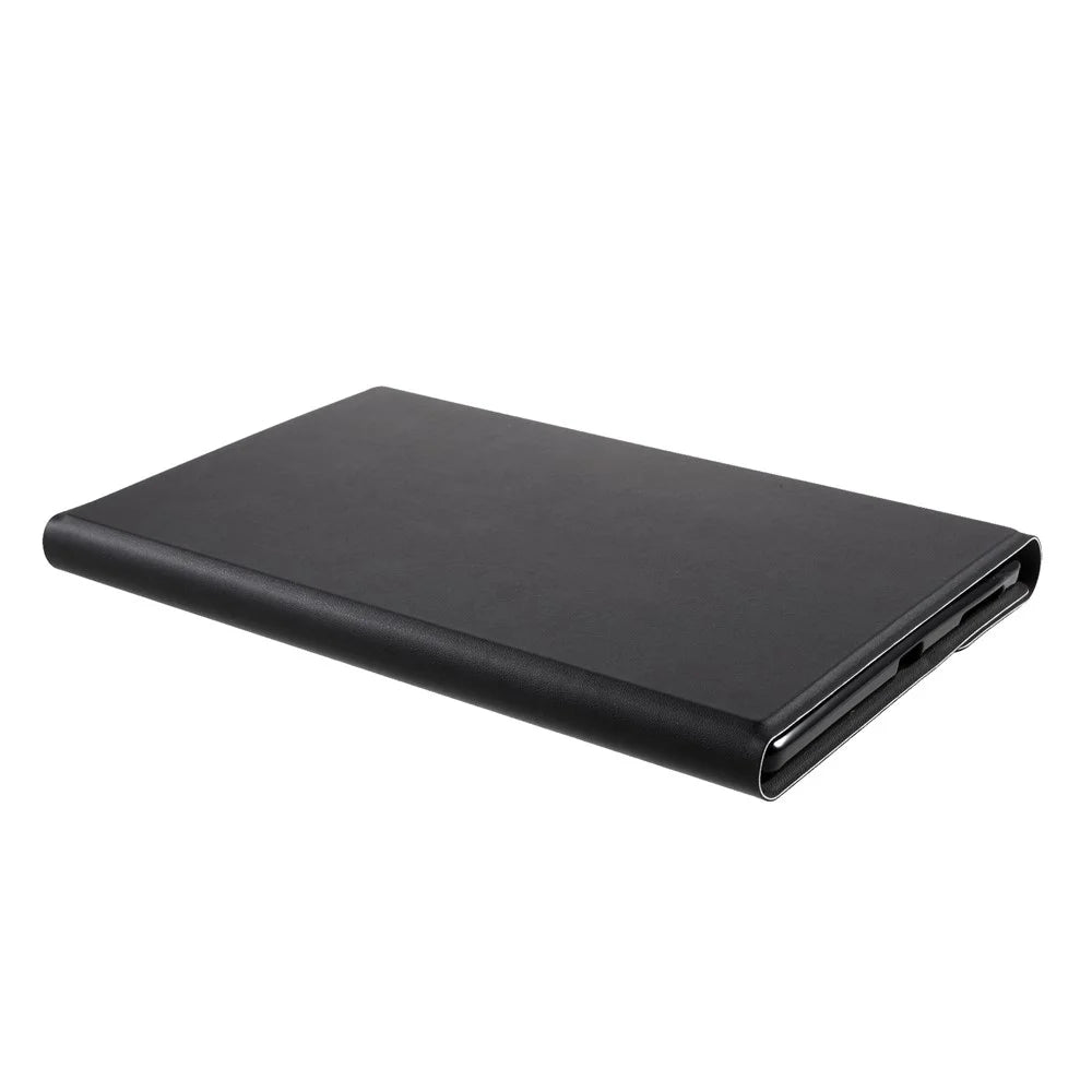 Bluetooth-compatible Keyboard Leather Stand Cover Case for Lenovo Tab M10 HD Gen 2 X306F - Black - 5