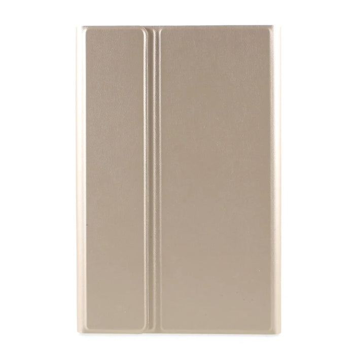 Bluetooth-compatible Backlight Keyboard Leather Stand Case for Lenovo Tab M10 HD Gen 2 X306F - Gold - 4