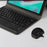 Wireless Touch Pad Bluetooth-compatible Keyboard with Stand Leather Case For Samsung Galaxy Tab A7 10.4 (2020) / (2022) T500 / T505 - Black - 6