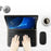 Wireless Bluetooth-compatible Keyboard + Leather Shell For Samsung Galaxy Tab A 10.1 (2016) - Black - 3