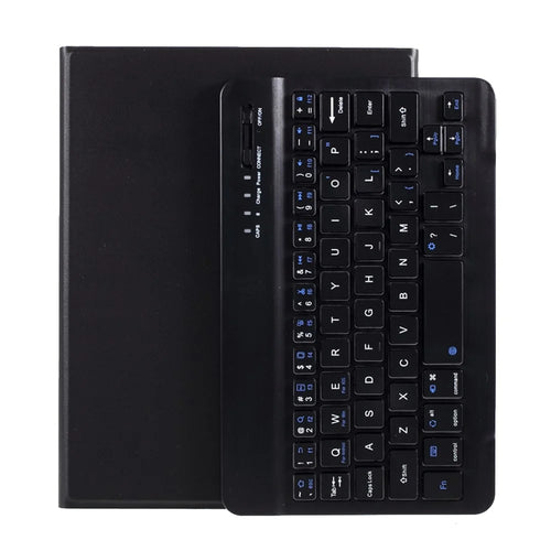 Textured Leather Case+Bluetooth Keyboard for iPad Mini 2 / iPad Mini / iPad Mini 4 / iPad Mini (2019) 7.9 inch - Black - 1