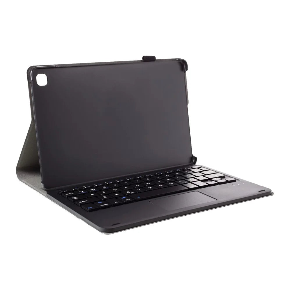A610-A Leather Protective Case + Keyboard with Touch Board Set for Samsung Galaxy Tab S6 Lite (2020) P615 P610 / (2022) / (2024) - Black - 6