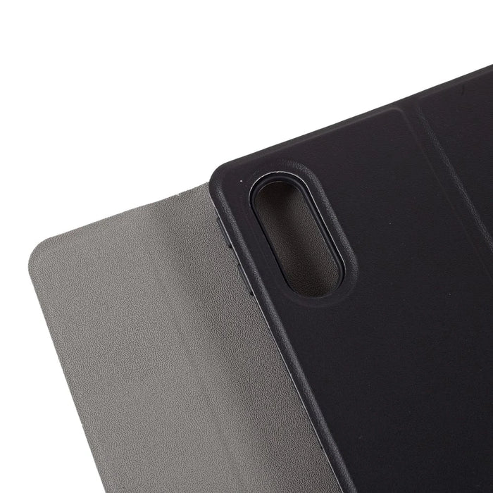 Leather Protective Case + Wireless Bluetooth-compatible Touch Keyboard Set for Lenovo Tab P11 Pro - Black - 5