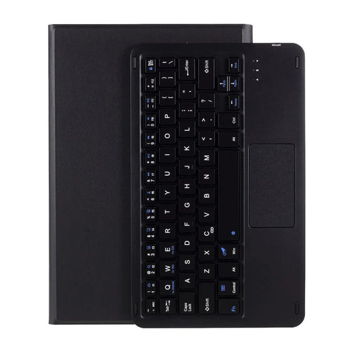 Bluetooth-compatible Keyboard with Touchpad + Leather Protective Case Combo Set for Lenovo Tab P11 TB-J606F / Tab P11 5G1 - Black - 1