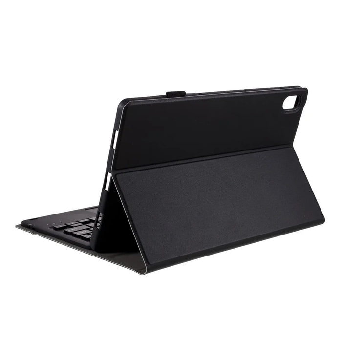 Bluetooth-compatible Keyboard with Touchpad + Leather Protective Case Combo Set for Lenovo Tab P11 TB-J606F / Tab P11 5G1 - Black - 7