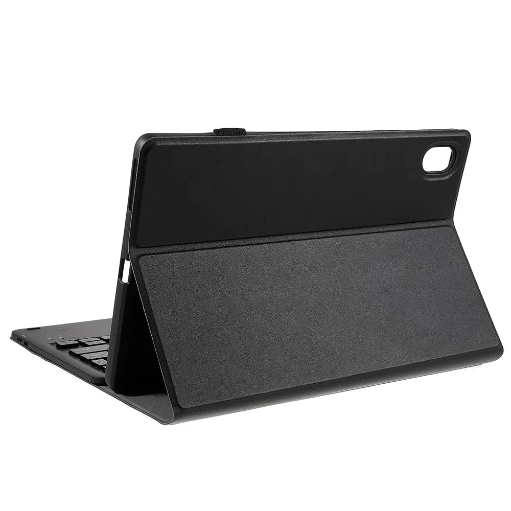 Wireless Bluetooth-compatible Touch Keyboard + Leather Protective Case Set for Lenovo Tab M10 Plus - Black - 6