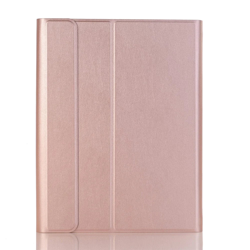 YA102B-A Bluetooth-compatible Keyboard Leather Case with Mouse for iPad 10.2 (2021) / (2020) / (2019) / Air 10.5 inch (2019) / Pro 10.5 inch (2017) - Rose Gold - 5