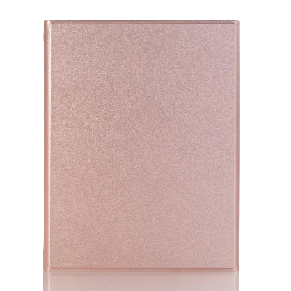 YA102B-A Bluetooth-compatible Keyboard Leather Case with Mouse for iPad 10.2 (2021) / (2020) / (2019) / Air 10.5 inch (2019) / Pro 10.5 inch (2017) - Rose Gold - 6