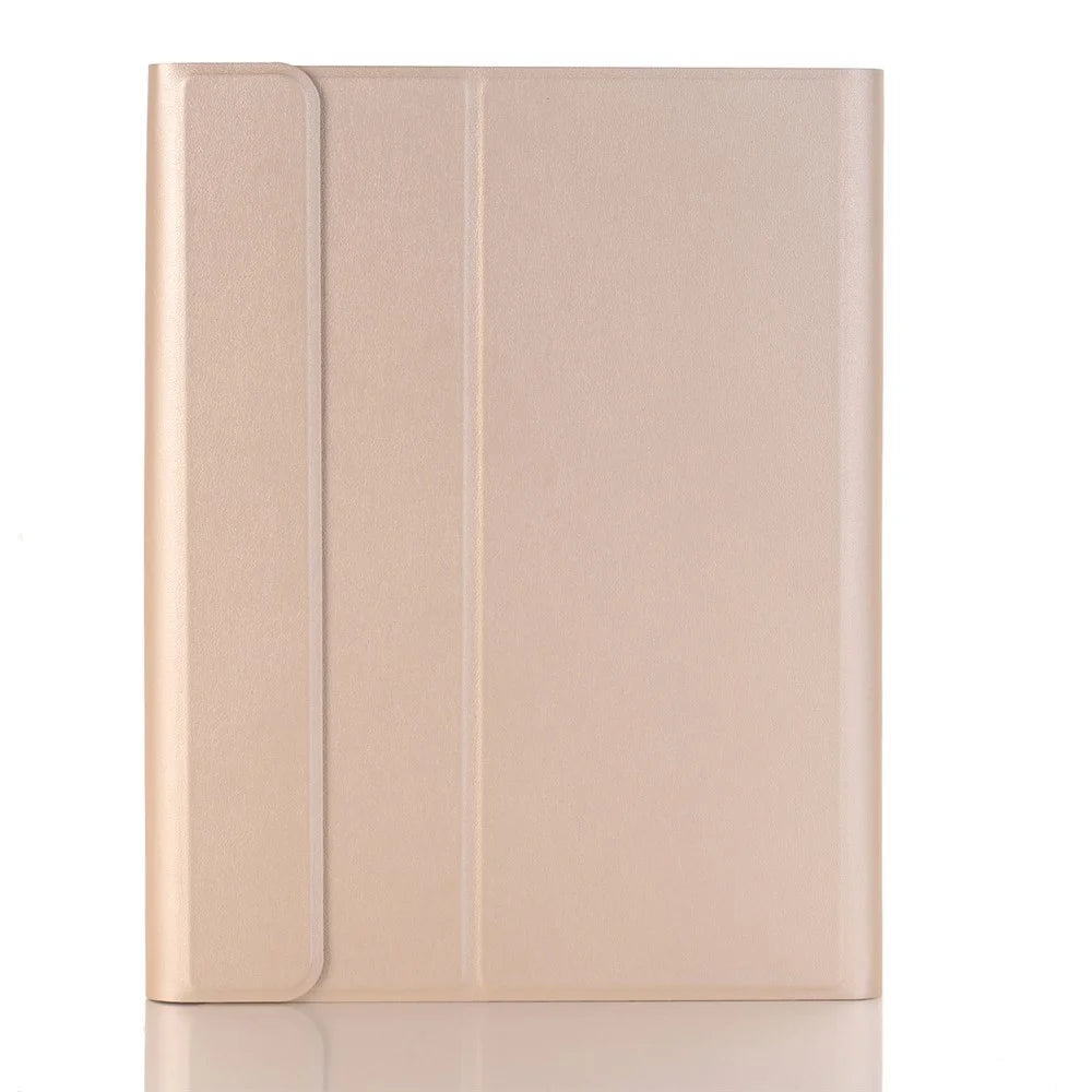 YA102B-A Bluetooth-compatible Keyboard Leather Case for iPad 10.2 (2021)/(2020)/(2019)/Air 10.5 inch (2019)/Pro 10.5 inch (2017) - Gold - 5