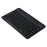 10 Inch Mini Bluetooth-compatible Keyboard USB Rechargeable Wireless Keyboard for iPad Tablet PC - Black - 2