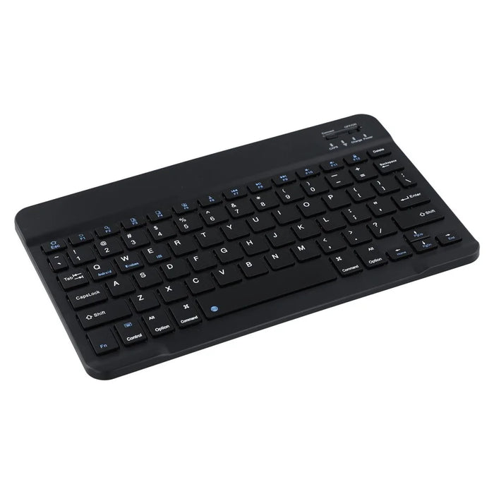 10 Inch Mini Bluetooth-compatible Keyboard USB Rechargeable Wireless Keyboard for iPad Tablet PC - Black - 4