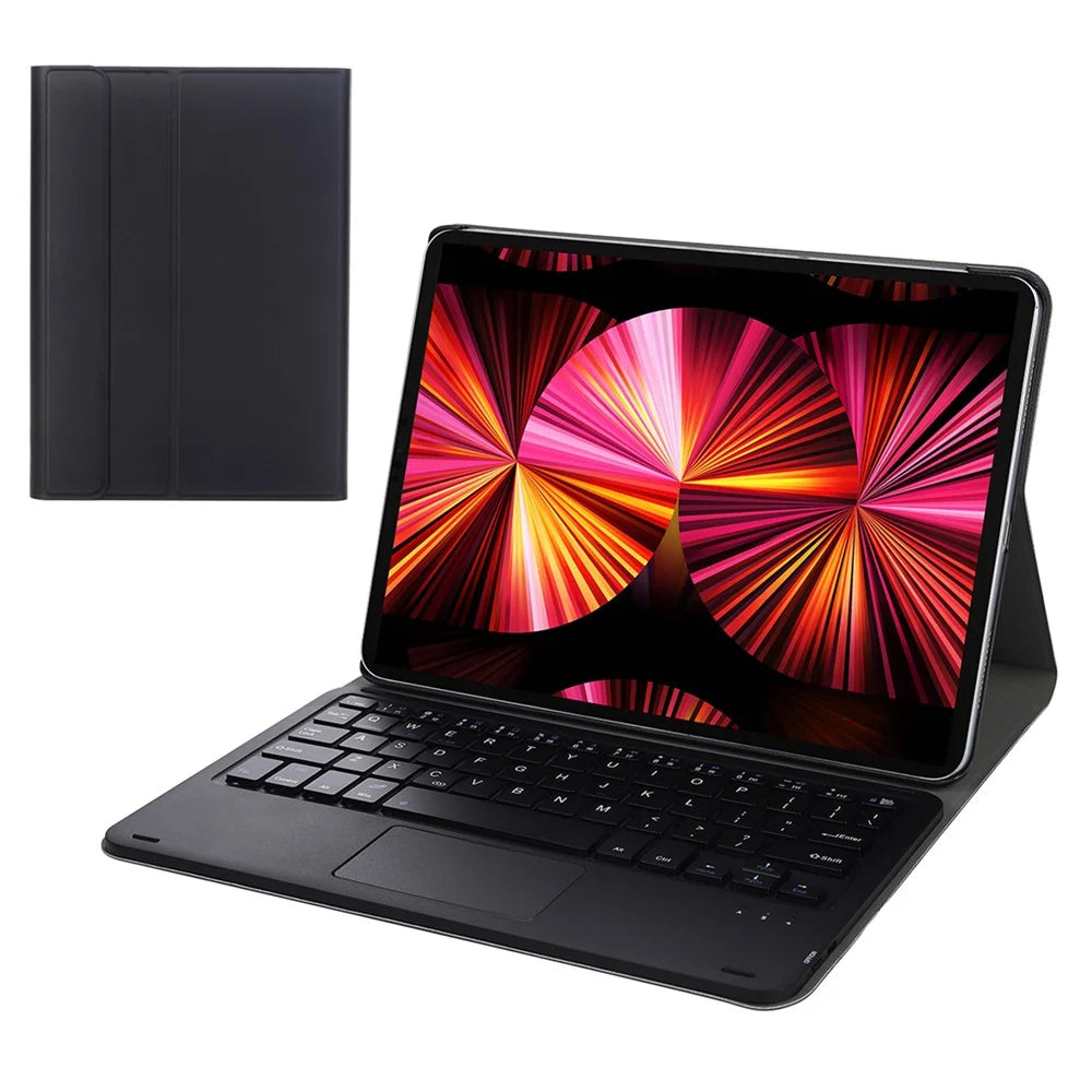 A11-A Bluetooth-Compatible Keyboard Case for iPad Air 11 (2026) / (2025) / (2024) / Pro 11 (2018) (2020) (2021) (2022) / Air (2022) / (2020) - Black - 1