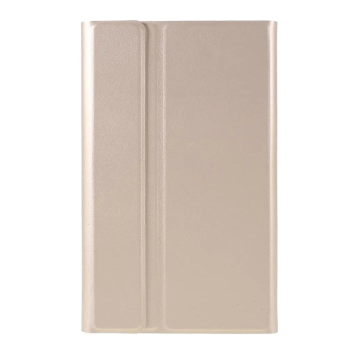 A220S 2 in 1 Bluetooth Keyboard Stand Smart Leather Tablet Shell Case with Backlight for Samsung Galaxy Tab A7 Lite 8.7-inch T220/T225 - Gold - 4