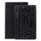 A220 Bluetooth-compatible Keyboard Leather Tablet Protective Stand Shell Case Cover for Samsung Galaxy Tab A7 Lite 8.7-inch T220 / T225 - Black - 1